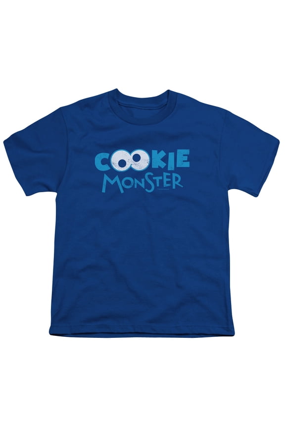 Sesame Street - Cookie Eyes - Youth Short Sleeve Shirt - Large