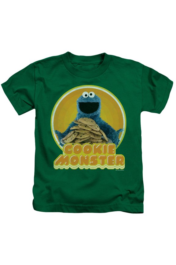 Sesame Street - Cookie Iron On - Juvenile Short Sleeve Shirt - 4