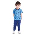 thumbnail image 1 of Sesame Street Cookie Monster, 2 Piece Set Jogger Outfit for Boys, Shirt and Pants, Size 12M Blue, 1 of 6