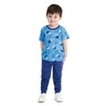 thumbnail image 1 of Sesame Street Cookie Monster, 2 Piece Set Jogger Outfit for Boys, Shirt and Pants, Size 18M Blue, 1 of 6
