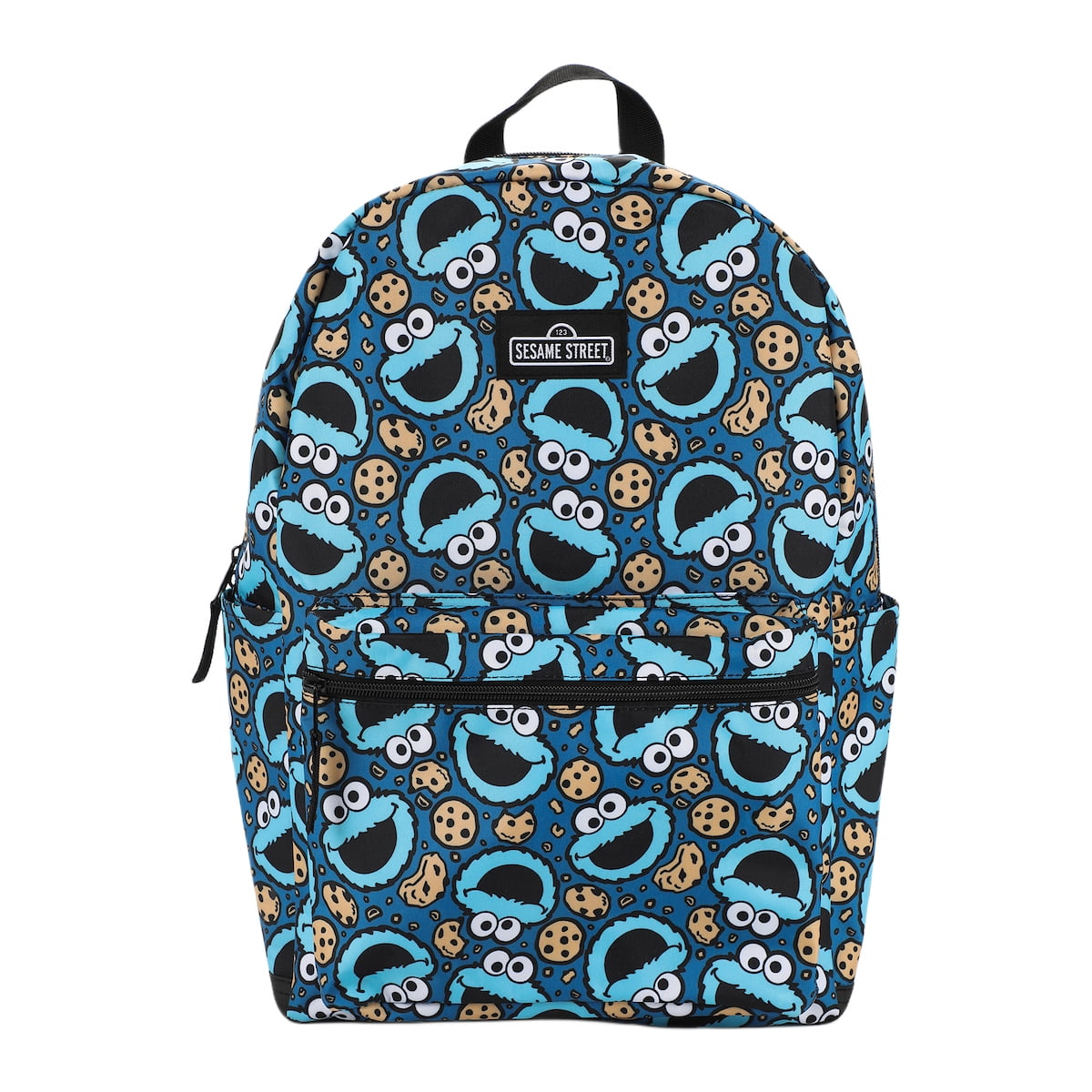 Sesame Street Cookie Monster All Over Print 17 Backpack Walmart