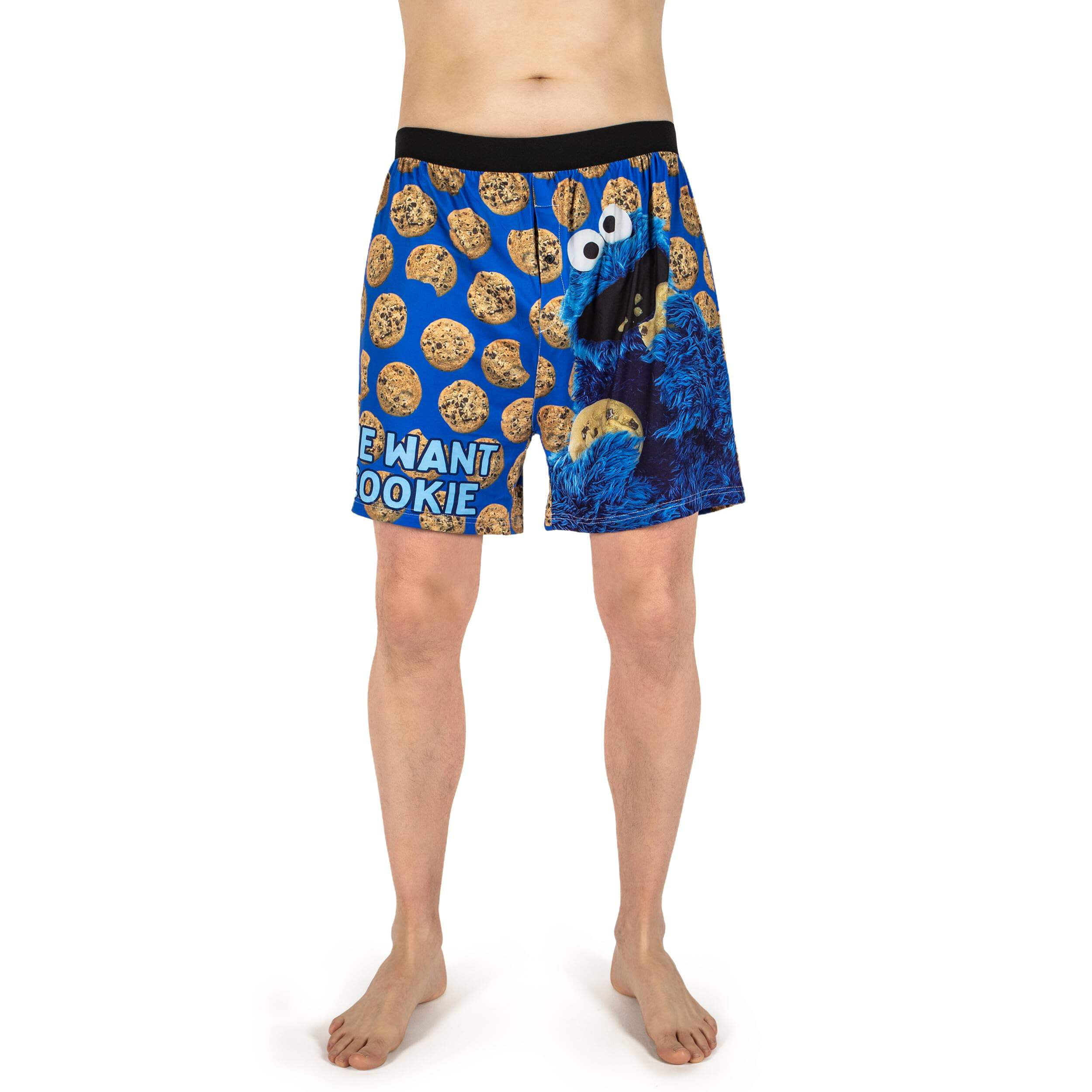 Sesame Street Cookie Monster Boxer Shorts - Walmart.com
