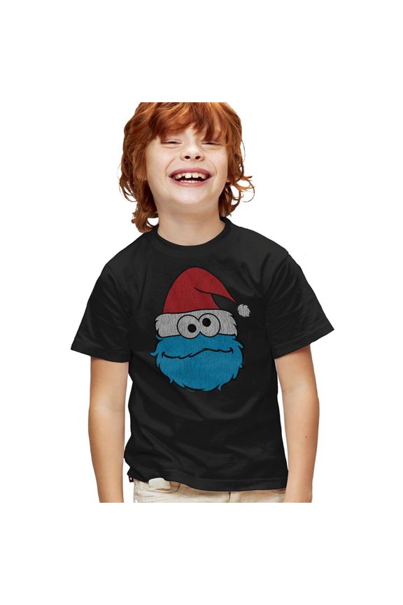 Cookie Monster Christmas Kids T Shirtfor Youth Toddler Boys and Girls