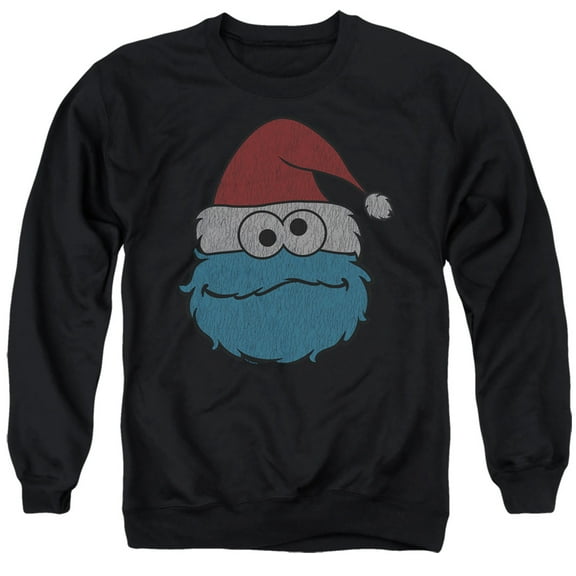 Sesame Street Cookie Monster Christmas Unisex Adult Crewneck Sweatshirt