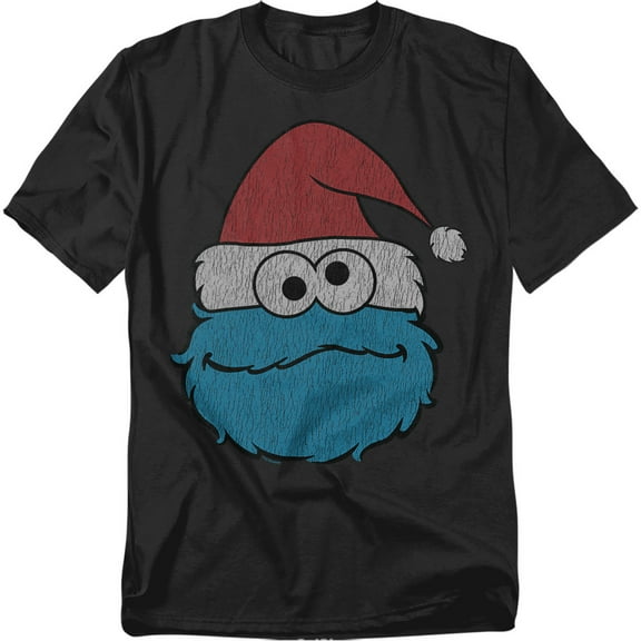 Sesame Street Cookie Monster Christmas Unisex Adult T Shirt