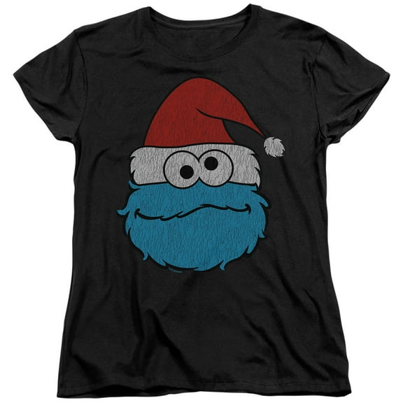 Sesame Street Cookie Monster Christmas Women's T Shirt