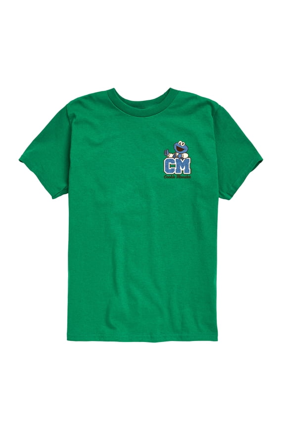 - Cookie Monster Collegiate - Toddler and Youth Short Sleeve Graphic T-Shirt