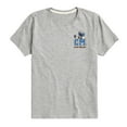 thumbnail image 1 of Sesame Street - Cookie Monster Collegiate - Toddler and Youth Short Sleeve Graphic T-Shirt, 1 of 5