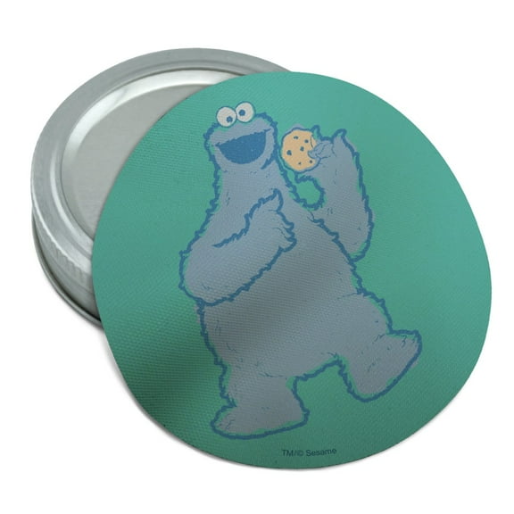Sesame Street Cookie Monster Distressed Round Rubber Non-Slip Jar Gripper Lid Opener