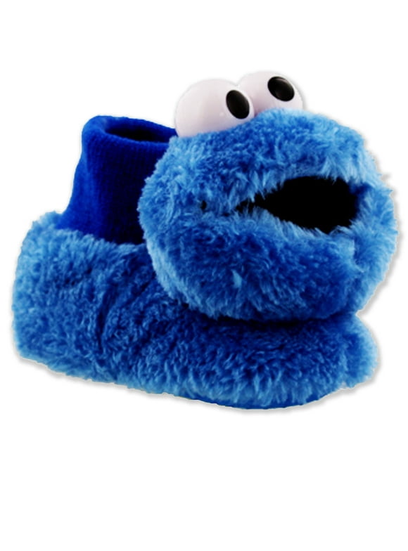 Sesame Street Cookie Monster Elmo Toddler 3D Head Sock Top Slippers STF7665BSS