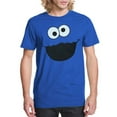 thumbnail image 1 of Sesame Street Cookie Monster Face Adult T-Shirt, 1 of 2