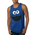 thumbnail image 1 of Sesame Street Cookie Monster Face Adult Tank Top, 1 of 1