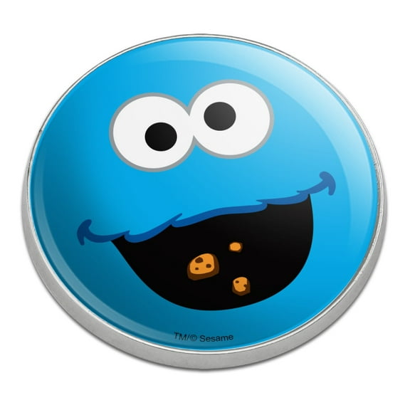 Sesame Street Cookie Monster Face Golfing Premium Metal Golf Ball Marker