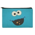thumbnail image 1 of Sesame Street Cookie Monster Face Pencil Pen Organizer Zipper Pouch Case, 1 of 5