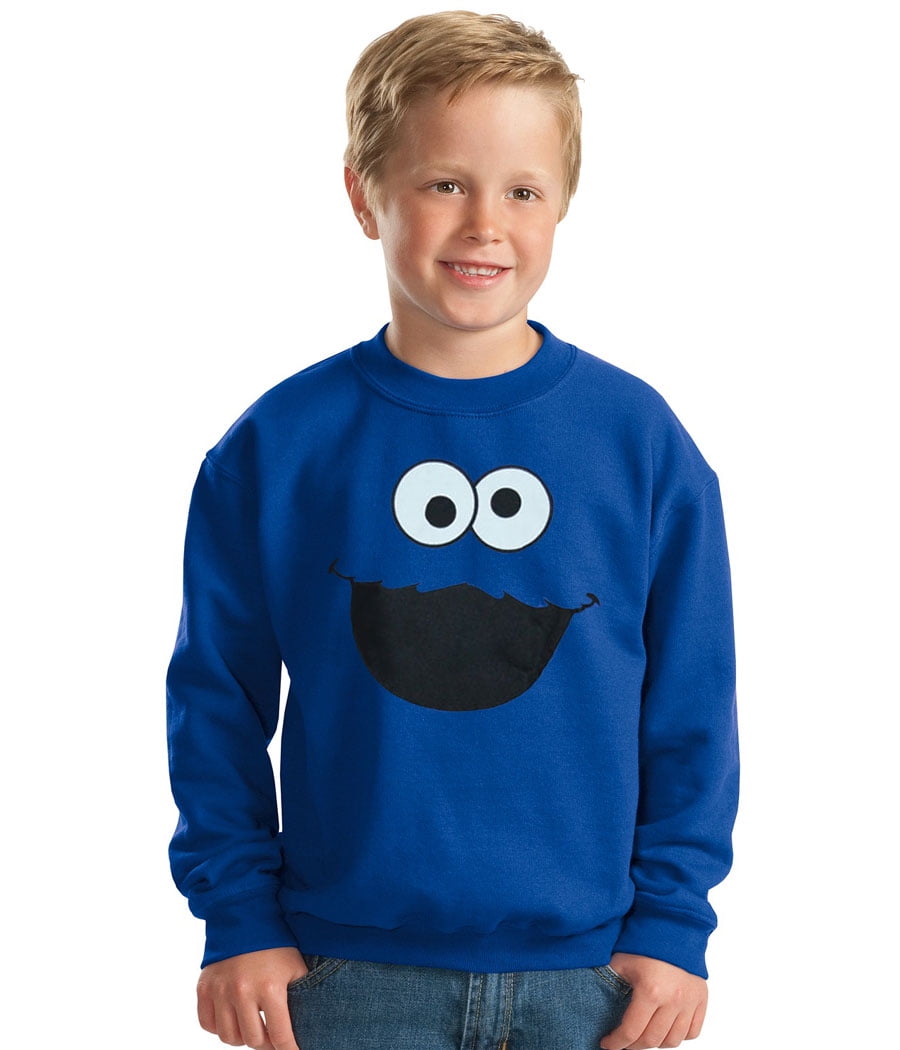 Sesame Street Cookie Monster Face Toddler Sweatshirt