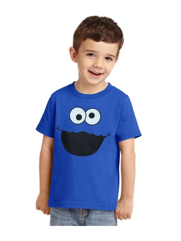 Cookie Monster Face Toddler T-Shirt