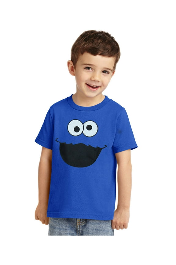 Cookie Monster Face Toddler T-Shirt