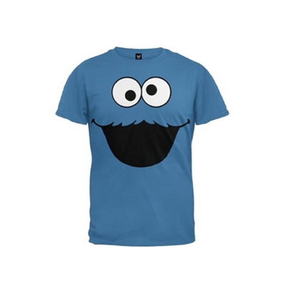 Sesame Street Cookie Monster Face Toddlers Blue T-Shirt