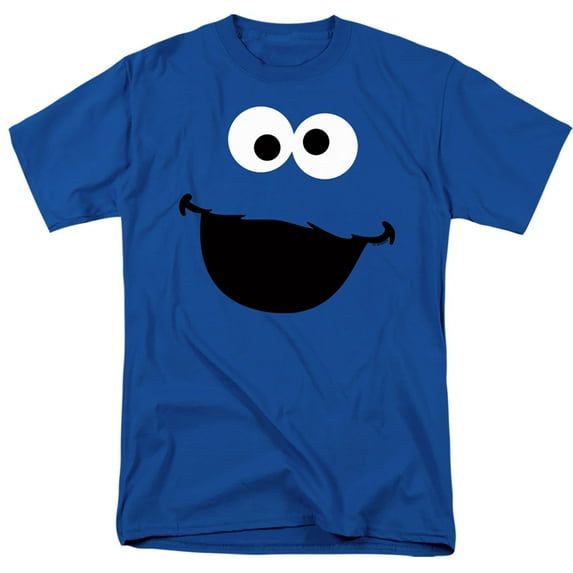 Sesame Street Cookie Monster Face Unisex Adult T Shirt For Men And Women