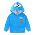 thumbnail image 1 of Sesame Street Cookie Monster Full Zip Up Hoodie (Boys), Sizes 2T-4T, 1 of 5