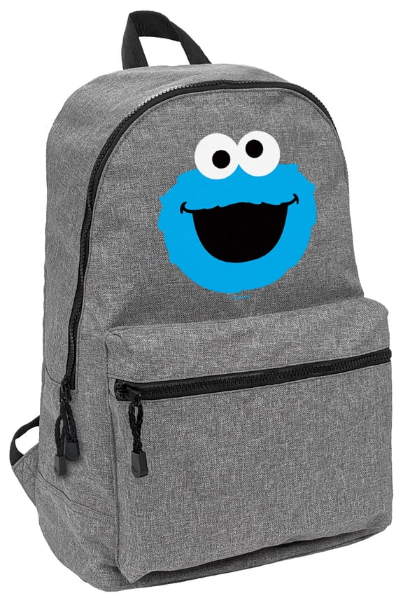 Cookie Monster Head Lightweight Backpack for Work School Daily Use Packable for Travel