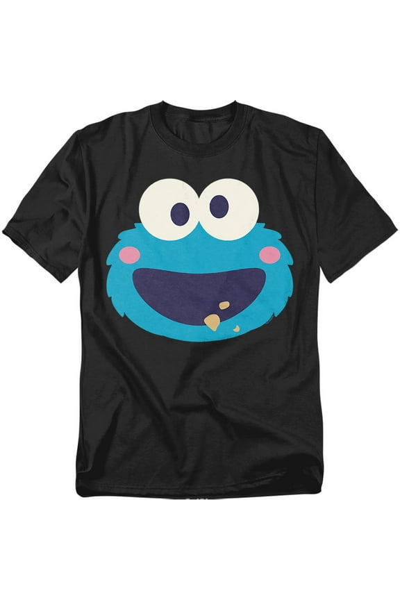 T-Shirt Cookie Monster Kawaii Face Unisex Graphic Tee for Men & Women
