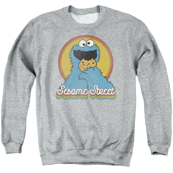 Sesame Street - Cookie Monster Layers - Crewneck Sweatshirt - Medium
