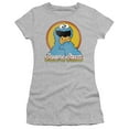 thumbnail image 1 of Sesame Street Cookie Monster Layers S/S Junior Women's T-Shirt Sheer Athletic Heather, 1 of 1