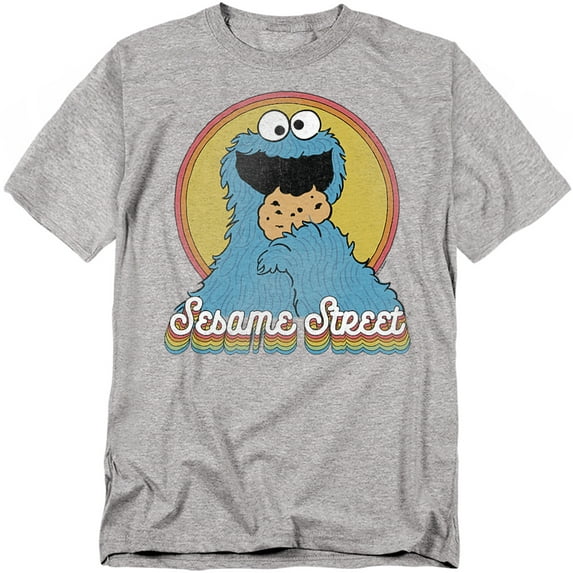 Sesame Street T-Shirt Cookie Monster Layers Unisex Graphic Tee For Men & Women