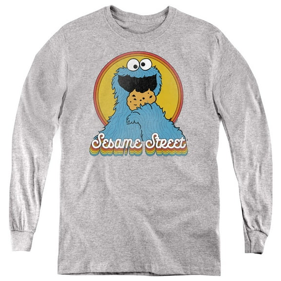 Sesame Street - Cookie Monster Layers - Youth Long Sleeve Shirt - X-Large