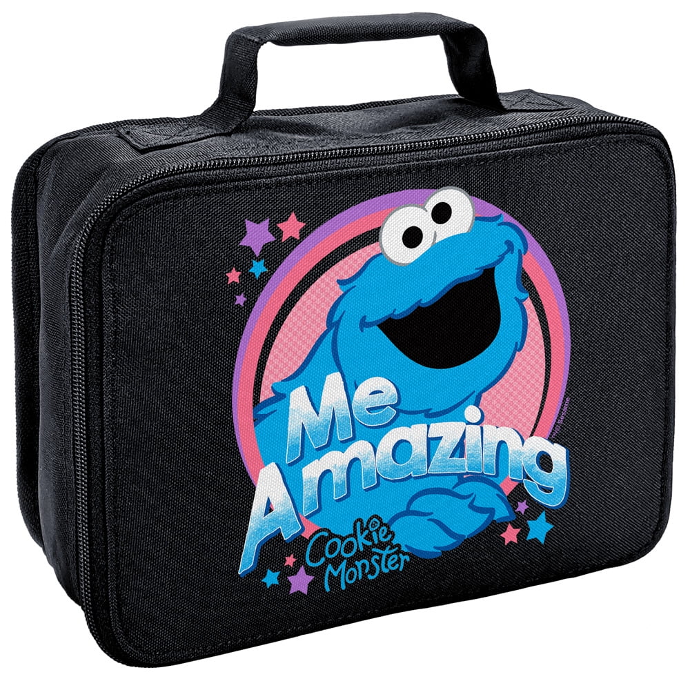 Sesame Street Cookie Monster Me Amazing Insulated Soft Sided Lunch Box