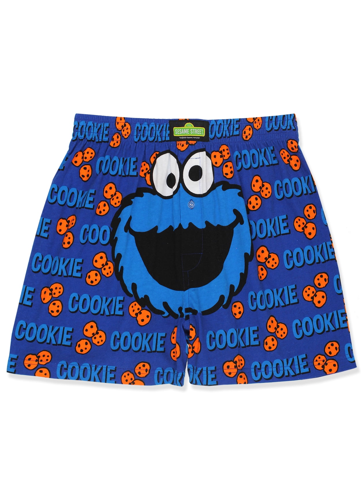 Sesame Street Cookie Monster Men's Male Boxer Shorts MF21598BX 