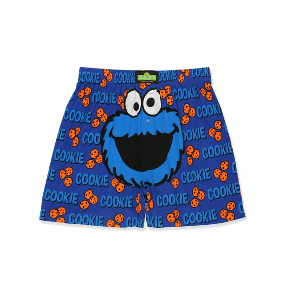 Sesame Street Cookie Monster Men's Male Boxer Shorts MF21598BX