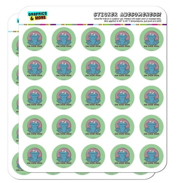Sesame Street Cookie Monster Om Nom Nom Planner Calendar Scrapbooking Crafting Stickers