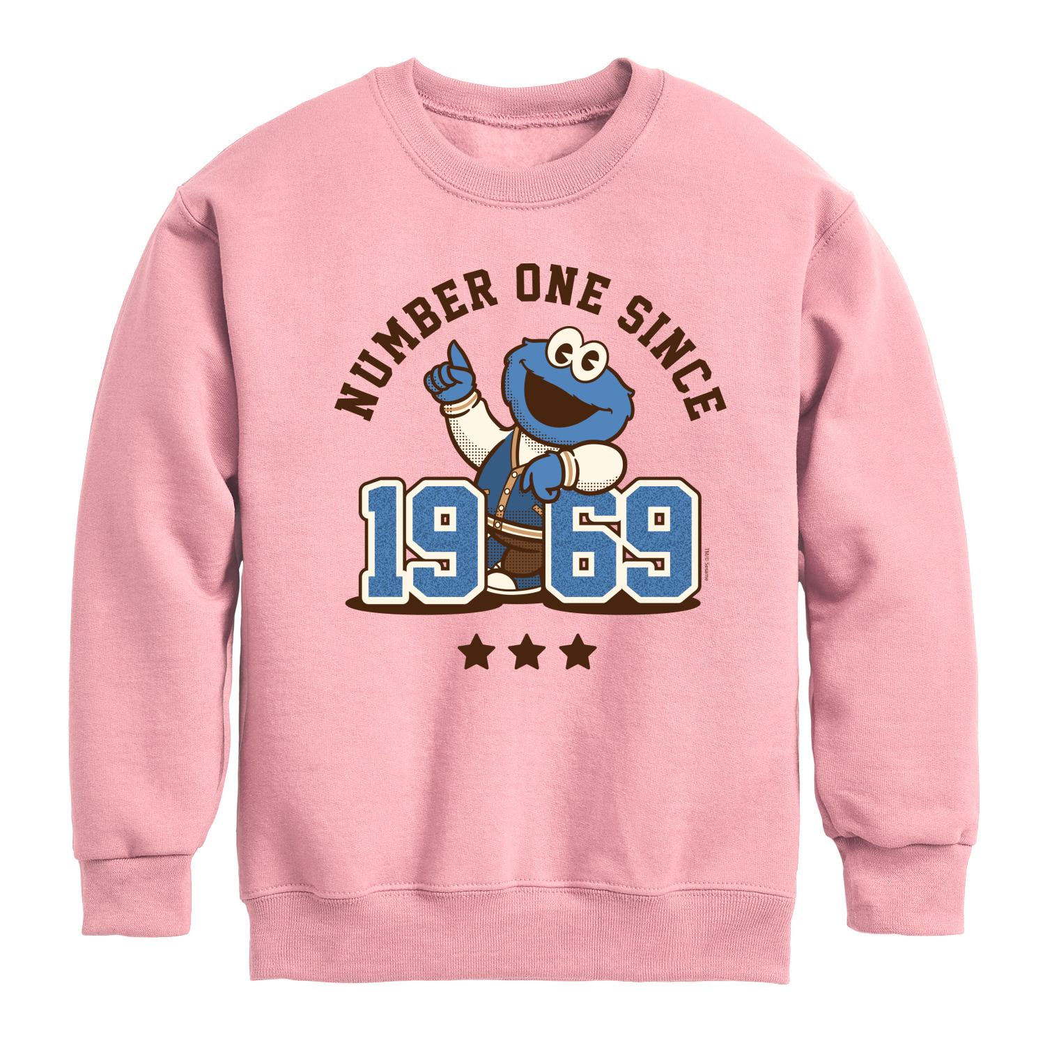 Sesame Street Cookie Monster One Since 1969 Kids Crew Fleece
