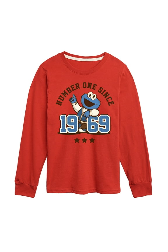 - Cookie Monster One Since 1969 - Toddler and Youth Long Sleeve T-Shirt