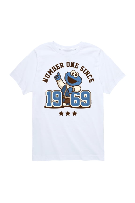 - Cookie Monster One Since 1969 - Toddler and Youth Short Sleeve Graphic T-Shirt