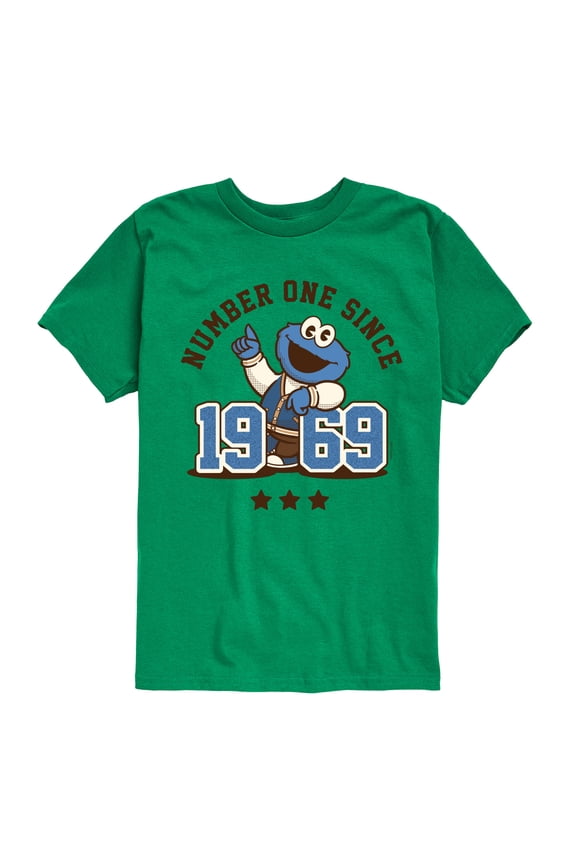 - Cookie Monster One Since 1969 - Toddler and Youth Short Sleeve Graphic T-Shirt