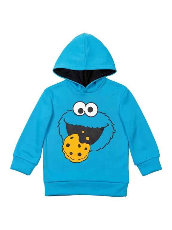 Cookie Monster Toddler Boys Fleece Pullover Hoodie Infant to Little Kid
