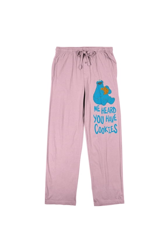 Sesame Street Cookie Monster You Have Cookies Women's Sleep Pajama Pants -Medium