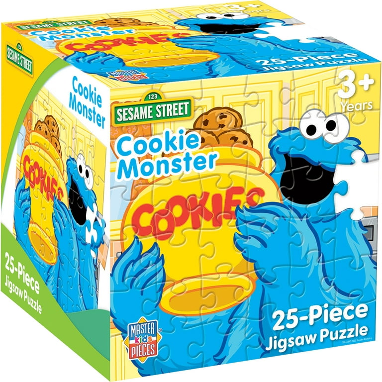 Sesame Street - Cookie Monster's Adventure, 25-Piece Square Puzzle