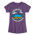 thumbnail image 1 of Sesame Street - Cookies Always The Right Answer - Girls Fitted Short Sleeve Graphic T-Shirt, 1 of 4