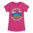 thumbnail image 1 of Sesame Street - Cookies Always The Right Answer - Girls Fitted Short Sleeve Graphic T-Shirt, 1 of 4