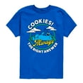thumbnail image 1 of Sesame Street - Cookies Always The Right Answer - Toddler and Youth Short Sleeve Graphic T-Shirt, 1 of 5