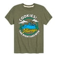 thumbnail image 1 of Sesame Street - Cookies Always The Right Answer - Toddler and Youth Short Sleeve Graphic T-Shirt, 1 of 5