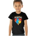 thumbnail image 1 of Sesame Street Cookies are my Valentine Kids T Shirt (2) for Toddler Boys and Girls, Black, 1 of 3