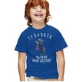 thumbnail image 1 of Sesame Street Count My Bank Account Kids T Shirt for Youth Boys and Girls, Royal, Small, 1 of 4