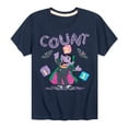 thumbnail image 1 of Sesame Street - Count Von Count Doodle - Toddler and Youth Short Sleeve Graphic T-Shirt, 1 of 5