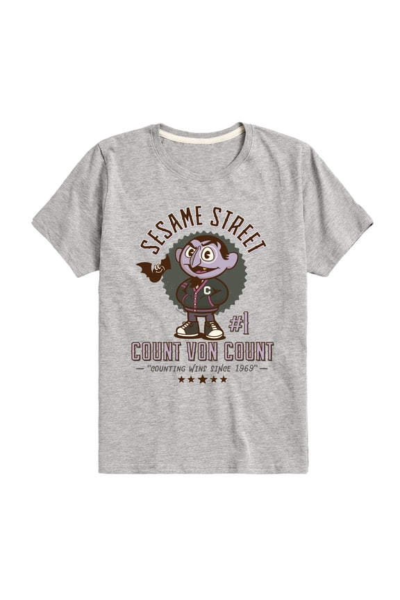 - Count Von Count - Toddler and Youth Short Sleeve Graphic T-Shirt