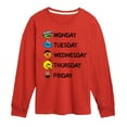 thumbnail image 1 of Sesame Street - Days Of The Week - Toddler and Youth Long Sleeve T-Shirt, 1 of 4